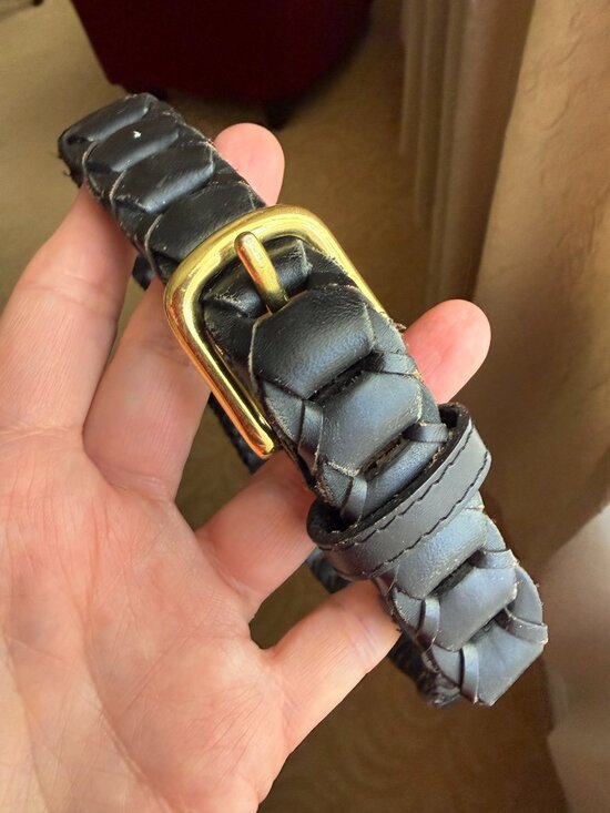THREE Genuine Leather Vintage Woven Belts main image 5